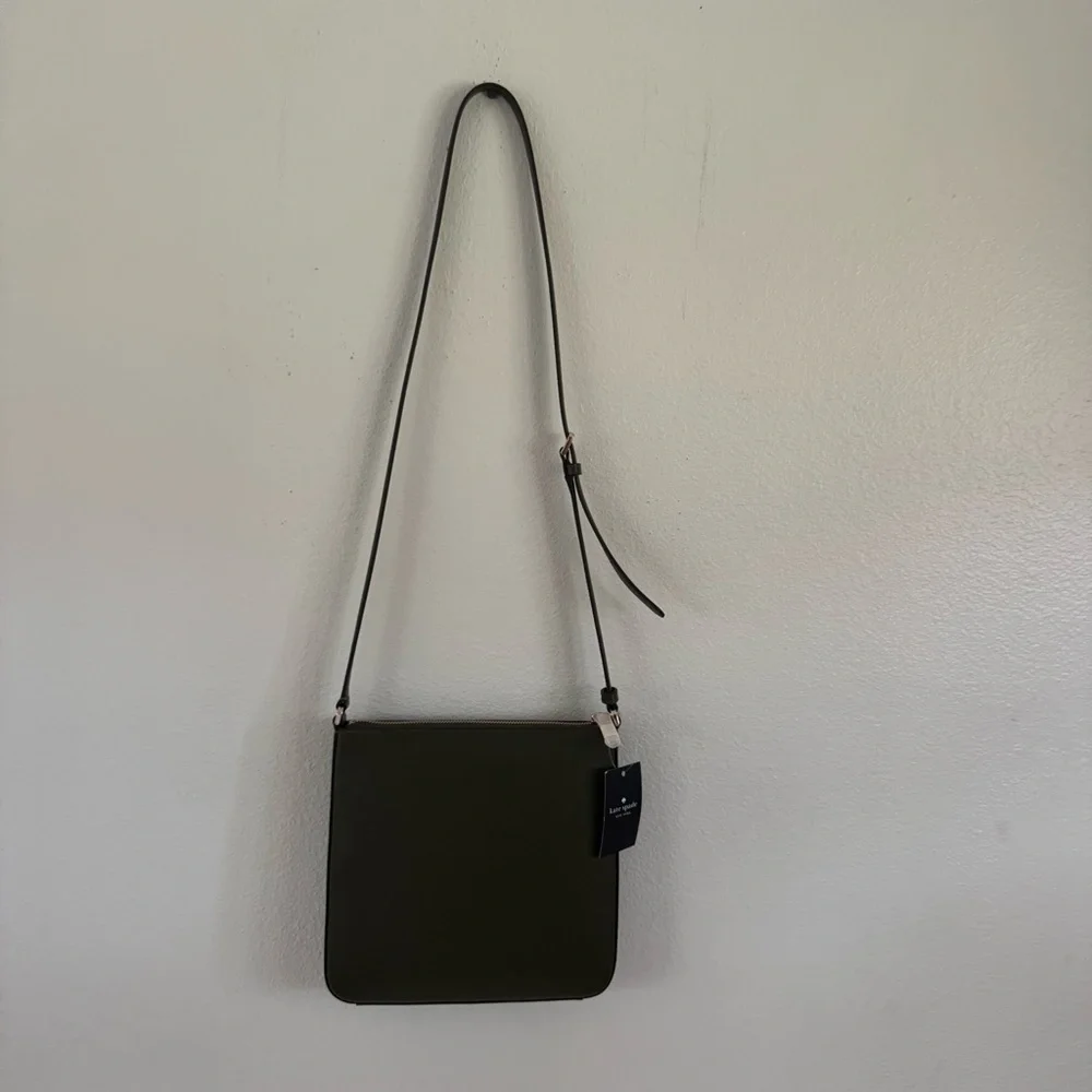 NWT Kate Spade Sadie Large Crossbody in Seaweed - Picture 6 of 6